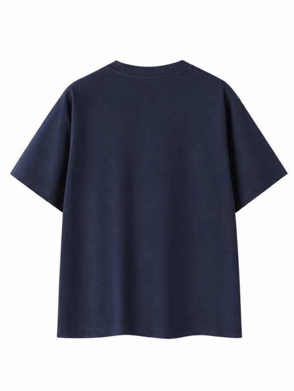Classic Navy Blue Crew Neck T-Shirt
